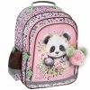 PANDA PLECAK z MISIEM DLA UCZENNIC SZKOLNY DZIEWCZĘCY DO 1 KLASY ZESTAW 3w1