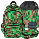 PIKSELE KOMPLET 3ele PLECAK ST.RIGHT GAMING SZKOLNY MŁODZIEŻOWY GRY