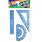 Zestaw Geometryczny 3 Elementowy 15cm Bambino Niebieski [3134]