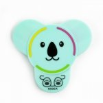 KIDEA ZAKREŚLACZE Z FIGURKĄ 3w1 NEONOWE FLAMASTRY