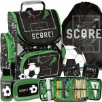 TORNISTER PIŁKARSKI SZKOLNY DLA CHŁOPAKA DO 1 KLASY ZESTAW 5w1 PIŁKA NOŻNA