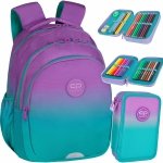 Zestaw Plecak Coolpack Cp GRADIENT BLUEBERRY Młodzieżowy Patio dla Dziewczyny [E29505]