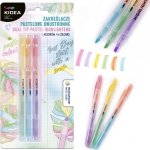 Zakreślacze Pastelowe Dwustronne 6 Kolorów Kidea Derform [ZPD6KKA]
