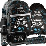 PLECAK GAMEPAD SZKOLNY GAMER DO PODSTAWÓWKI ZESTAW 5el GAMING DLA CHŁOPAKÓW