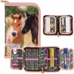 Koń Dziewczęcy Piórnik Derform z koniem do Szkoły Podstawowej [PWJKO24]