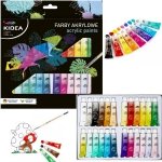Farby Akrylowe w Tubkach 6 ml 24 Kolory Kidea dla Dzieci [FAA24KA]