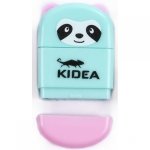 Seledynowa Temperówka z Gumką ze Zwierzakiem Kidea [TGMKAD]