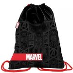 Marvel Worek Czarny z dwoma Komorami na Buty Duży Paso  [AV22MM-713]