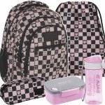 SZACHOWNICA RÓŻOWA PLECAK MŁODZIEŻOWY BACKUP DZIEWCZĘCY SZKOLNY ZESTAW 5ele