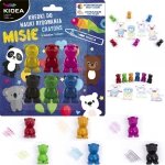 Kredki Misie do Nauki Rysowania 6 kolorów Kidea dla Dziecka [KMNR6KKA]
