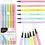 Pastelowe Cienkopisy Pisaki 6 Kolorów Kidea Derform [CP6KA]