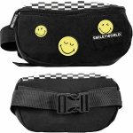 SMILEY SASZETKA NERKA Szachownica TORBA na PAS MŁODZIEŻOWA CZARNA BEUNIQ