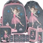 Dziewczęcy Plecak Szkolny Premium Paso Komplet 5w1 [PP23BA-565]