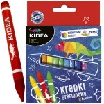Kredki Grafionowe 12 Kolorów Szkolne Kidea Derform [KG12KA]