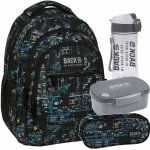 PLECAK MŁODZIEŻOWY BACKUP DLA CHŁOPAKA SZKOLNY UKŁAD SCALONY ZESTAW 4w1