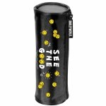 TUBA PIÓRNIK SMILEY SZKOLNY DLA UCZNIÓW CZARNY BUŹKI EMITIKONY PASO EMOTKI