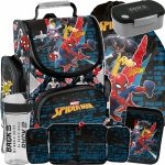 TORNISTER SPIDERMAN SZKOLNY MARVEL DO KLAS 1-4 KOMPLET 5w1 DLA CHŁOPAKA