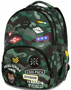 CoolPack CP Plecak MORO Młodzieżowy Naszywki [A16110]