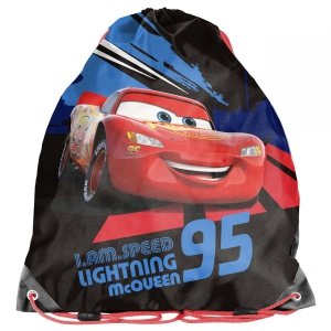 Worek na Strój Sportowy Kapcie Auta Cars Zygzak [DSD-712]