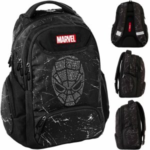 SPIDERMAN PLECAK SZKOLNY CZARNY BEUNIQ MŁODZIEŻOWY MARVEL DLA CHŁOPAKOW
