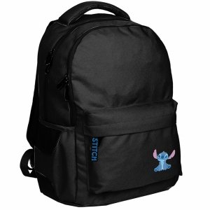STITCH CZARNY PLECAK BEUNIQ MŁODZIEŻOWY SZKOLNY SPORTOWY LILO I STICH