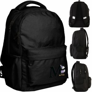 CZARNY PLECAK BEUNIQ MŁODZIEŻOWY SZKOLNY MYSZKA MINNIE DISNEY PASO