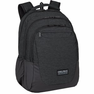 Czarny CoolPack Plecak CP Młodzieżowy Szkolny 3 komorowy [C10164]