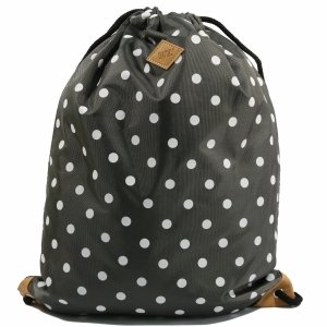 Worek Kropki Szkolny na Wf Obuwie Kapcie Szary [607884]