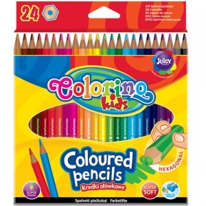Kredki Heksagolalne Colorino 24 Kolory Ołówkowe [14700PTR/1]