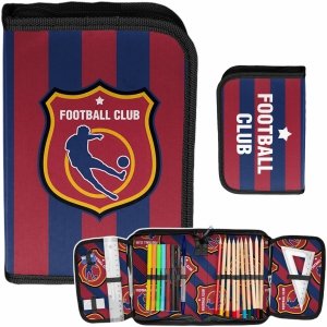 PIŁKARSKI PIÓRNIK Z WYPOSAŻENIEM SZKOLNY DLA CHŁOPAKA PIŁKA NOŻNA FOOTBALL