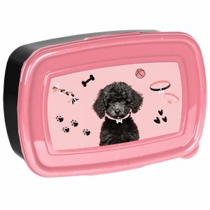 PIESEK ŚNIADANIÓWKA Z PIESKIEM DLA DZIEWCZYNKI POJEMNIK ŚNIADANIOWY DOG