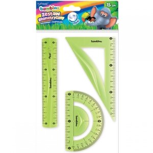 Zestaw Geometryczny 3 Elementowy Bambino Zielony [3134]