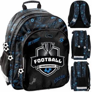 FOOTBALL Plecak Szkolny do klas 1-3 Podstawówki Paso PIŁKA NOŻNA Chłopięcy