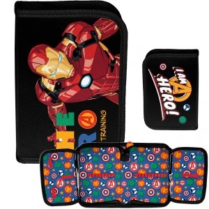 Piórnik Avengers Rozkładany Szkolny Iron Man Paso [AV22CI-P001BW]