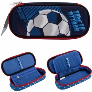 Piłkarski Piórnik Szkolny Saszetka z Klapką Etui Piłka Nożna [111459]