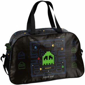 PAC-MAN TORBA SPORTOWA GAMING NA BASEN PODRÓŻ DLA CHŁOPAKÓW NA WYCIECZKI