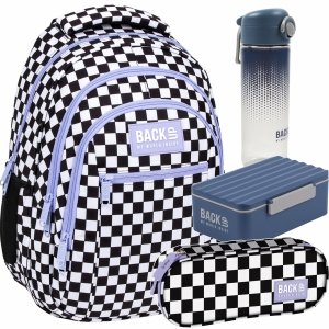 SZACHOWNICA PLECAK ZESTAW 4w1 MŁODZIEŻOWY BACKUP SZKOLNY KRATKA