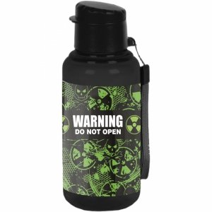 BIDON DLA CHŁOPAKA SZKOLNY WARNING ALERT BUTELKA NA PICIE PASO