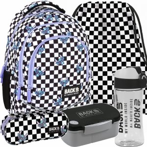 SZACHOWNICA FUZZ PLECAK BACKUP SZKOLNY MŁODZIEŻOWY 3 kom. KOMPLET 5elem.