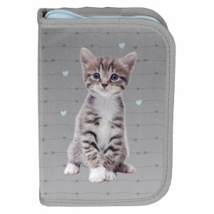 KOTKI PIÓRNIK SZKOLNY DZIECIĘCY Z WYPOSAŻENIEM DLA UCZENNIC PODSTAWÓWKI KOT