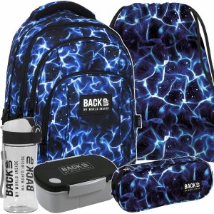 BACKUP PLECAK SZKOLNY MŁODZIEŻOWY KOMPLET 5w1 SKY WATER DLA CHŁOPAKÓW