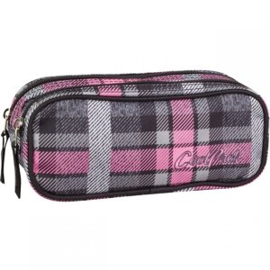 Szary Różowy Piórnik CP Szkolny CoolPack Młodzieżowy Scotish Dawn [78443CP]