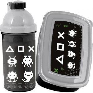 Bidon Śniadaniówka Gra Piksele Gry Gamer Gaming Paso [PP23GE-3021]