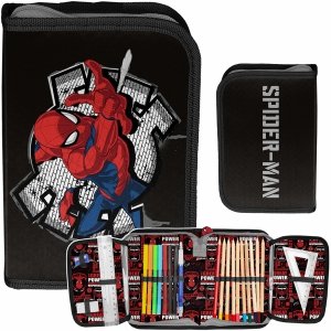 WYPOSAŻONY PIÓRNIK SPIDER-MAN SZKOLNY MARVEL PASO CHŁOPIĘCY