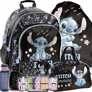 PLECAK STITCH SZKOLNY DO KLAS 1 KOMPLET 6 el LILO i STICH DLA DZIEWCZYNEK