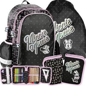 Plecak Szkolny Zestaw Myszka Minnie Dziewczęcy Paso [DM23HH-081]