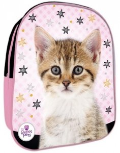 Plecak 3D Plecaczek z Kotem dla Przedszkolaka na Wycieczki [607099]