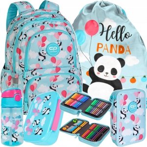 Plecak Cp Coolpack Komplet 5w1 Panda Ballons Pandy Patio [E01548]