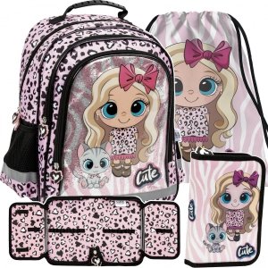 Cute Friends Plecak Szkolny dla Dziewczynek [PL15BBF10]