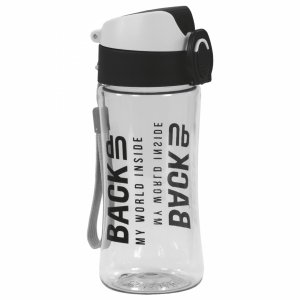 Bidon Butelka na Picie Backup Tritanum Free BPA Czarny [BB5A56]